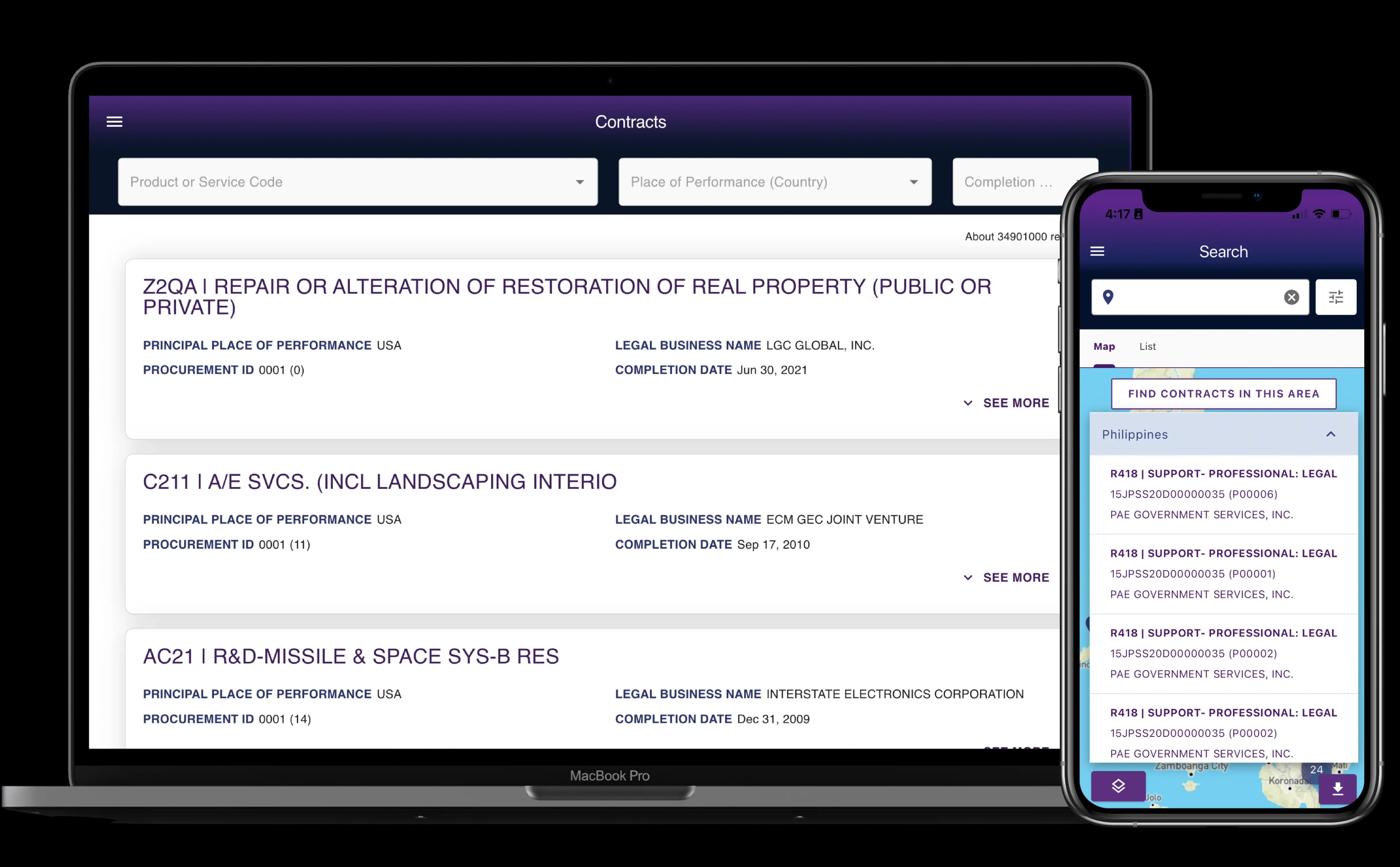 Contract Visualization Interface